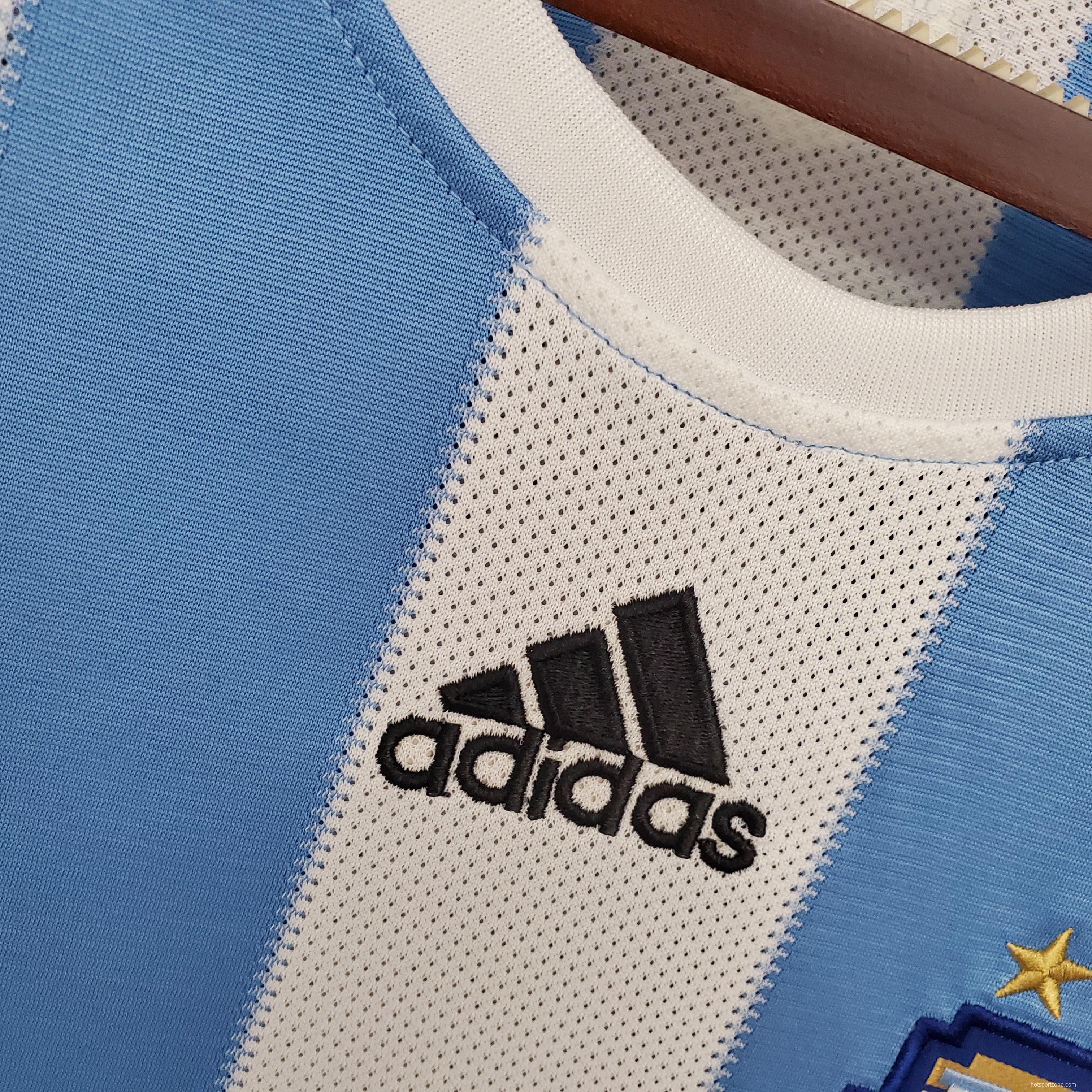 Retro 2010 Argentina home Soccer Jersey