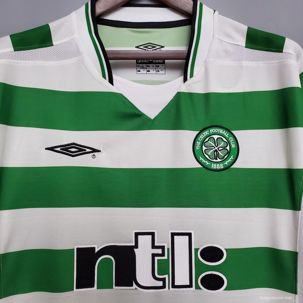 Retro 01/03 Celtic home Soccer Jersey