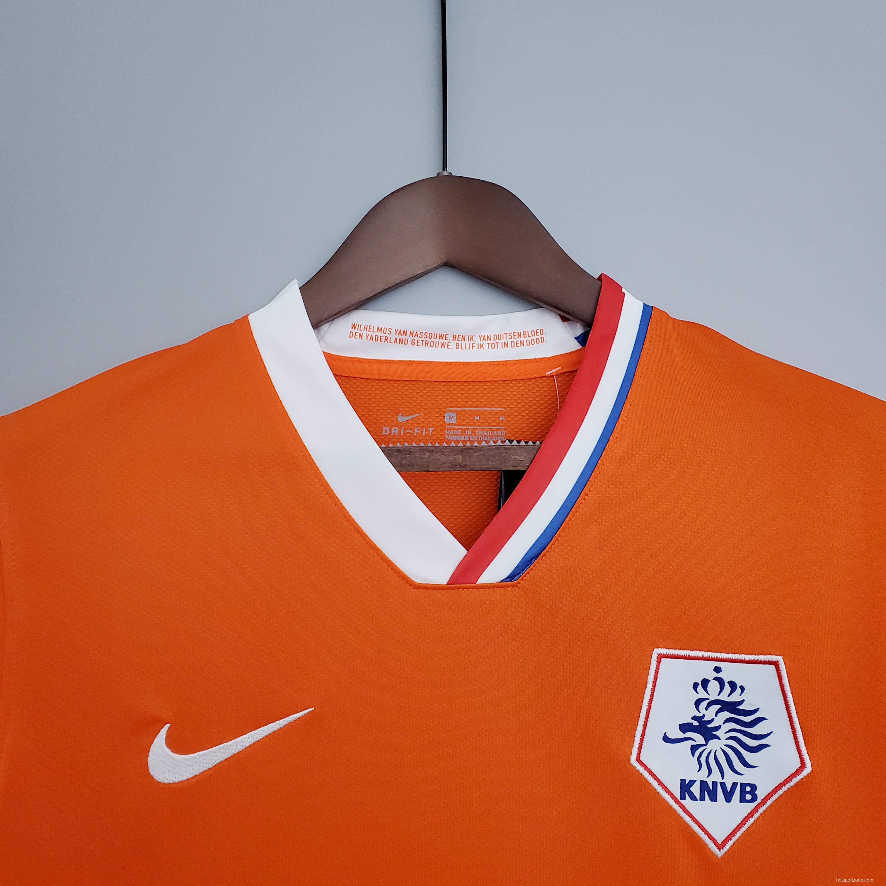 Retro Netherlands 2008 home Soccer Jersey