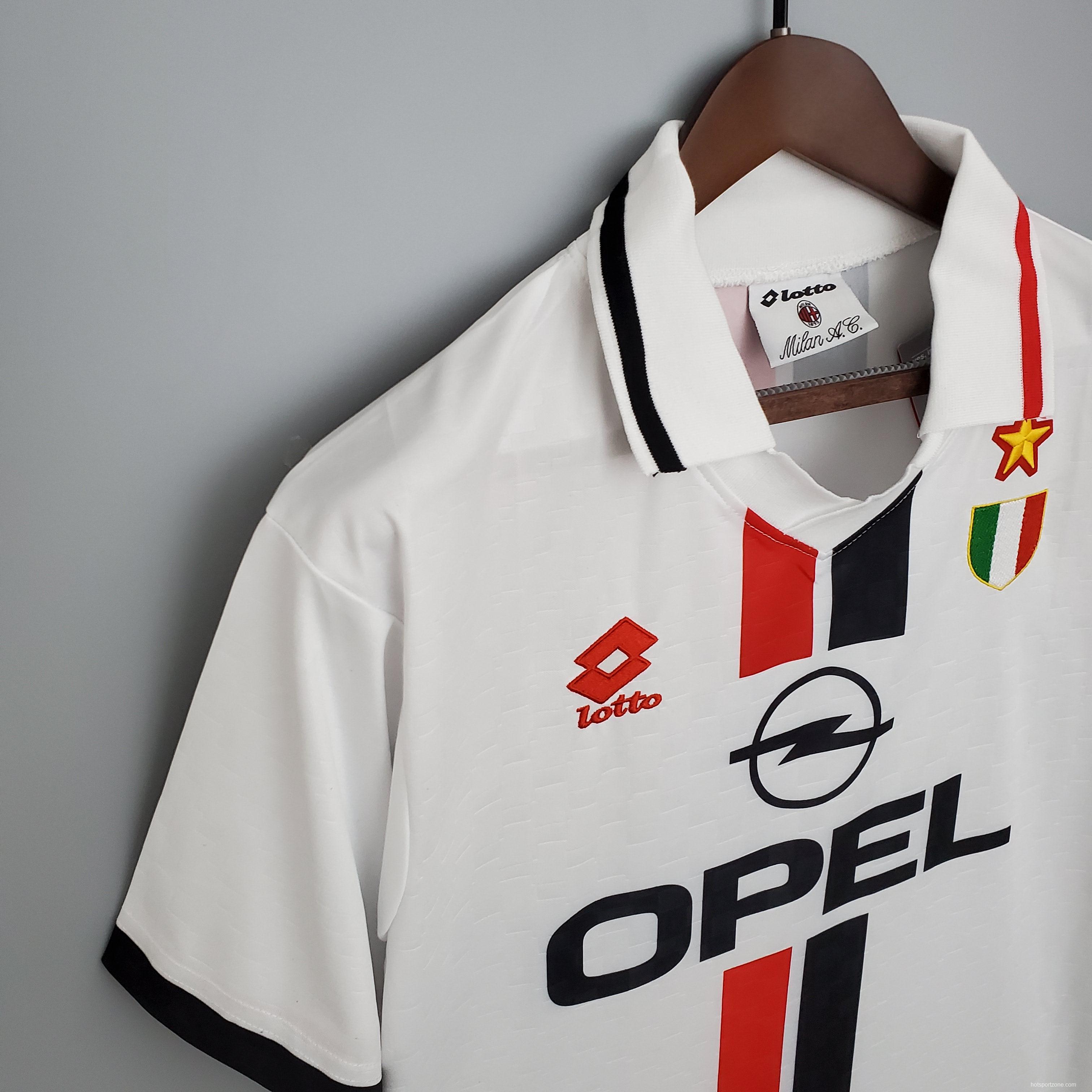 Retro 95/97 AC Milan away Soccer Jersey