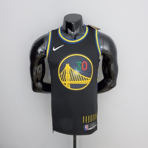 2022 75th Anniversary Golden State Warriors Curry #30 Mexico Edition Black NBA Jersey