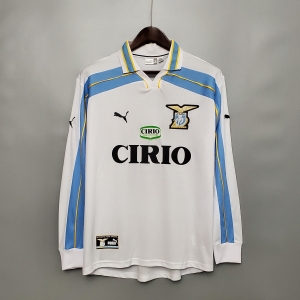 Retro 00/01 Lazio Long sleeve away Soccer Jersey