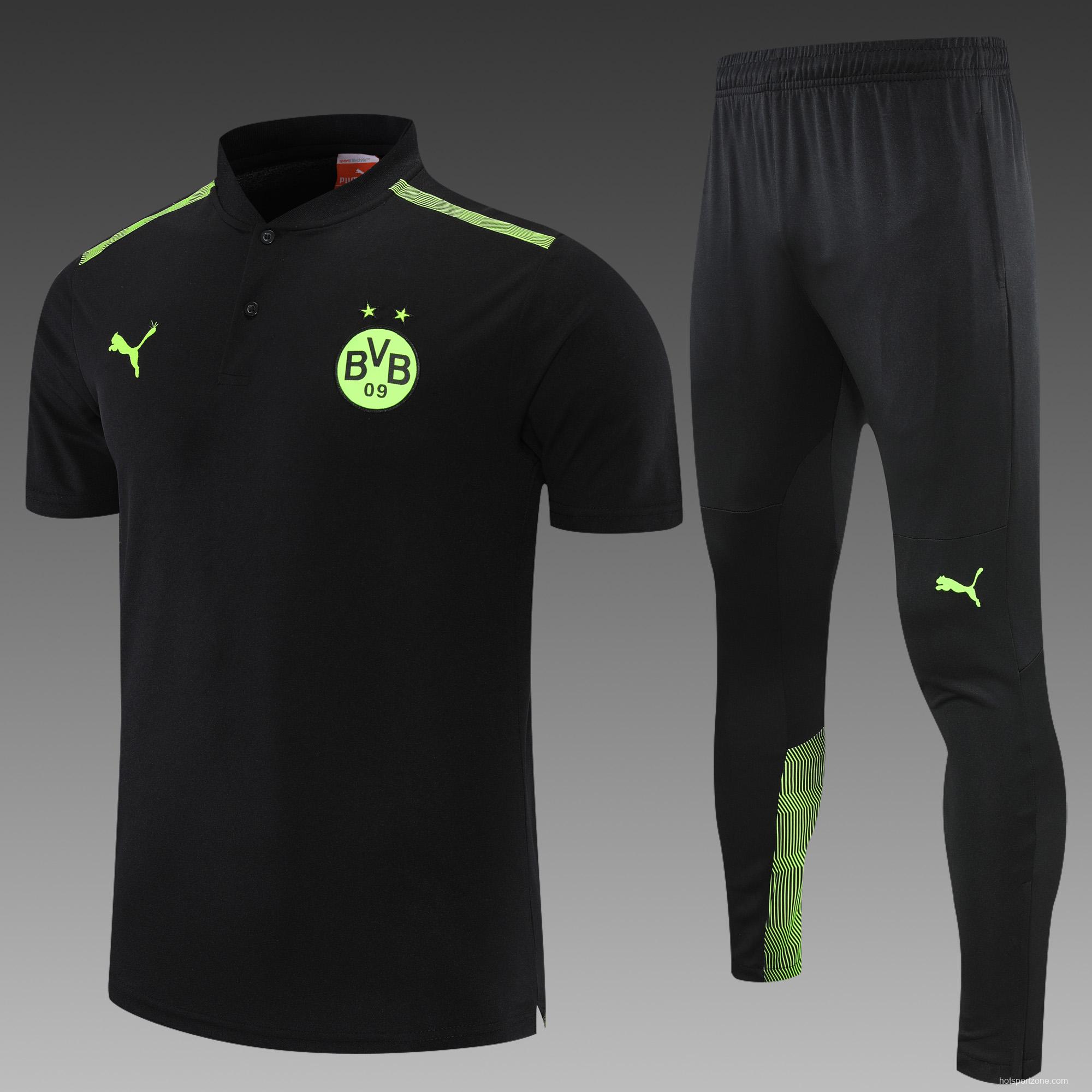 Borussia Dortmund POLO kit Black (not supported to be sold separately)