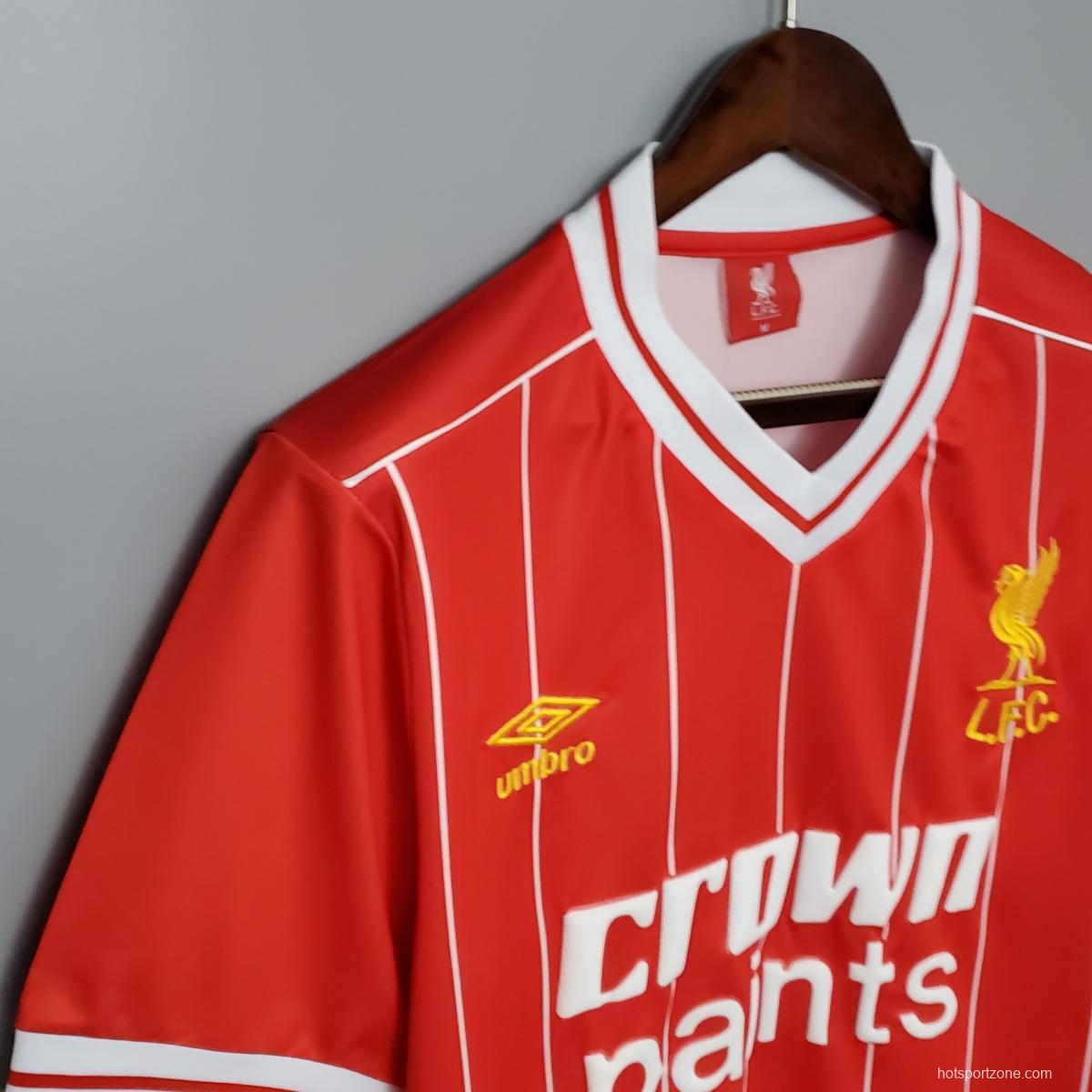 Retro 1984 Liverpool home Soccer Jersey