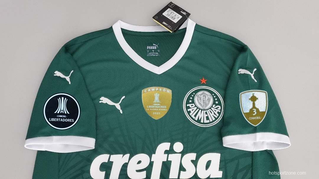 22/23 all sponsor Palmeiras home Soccer Jersey