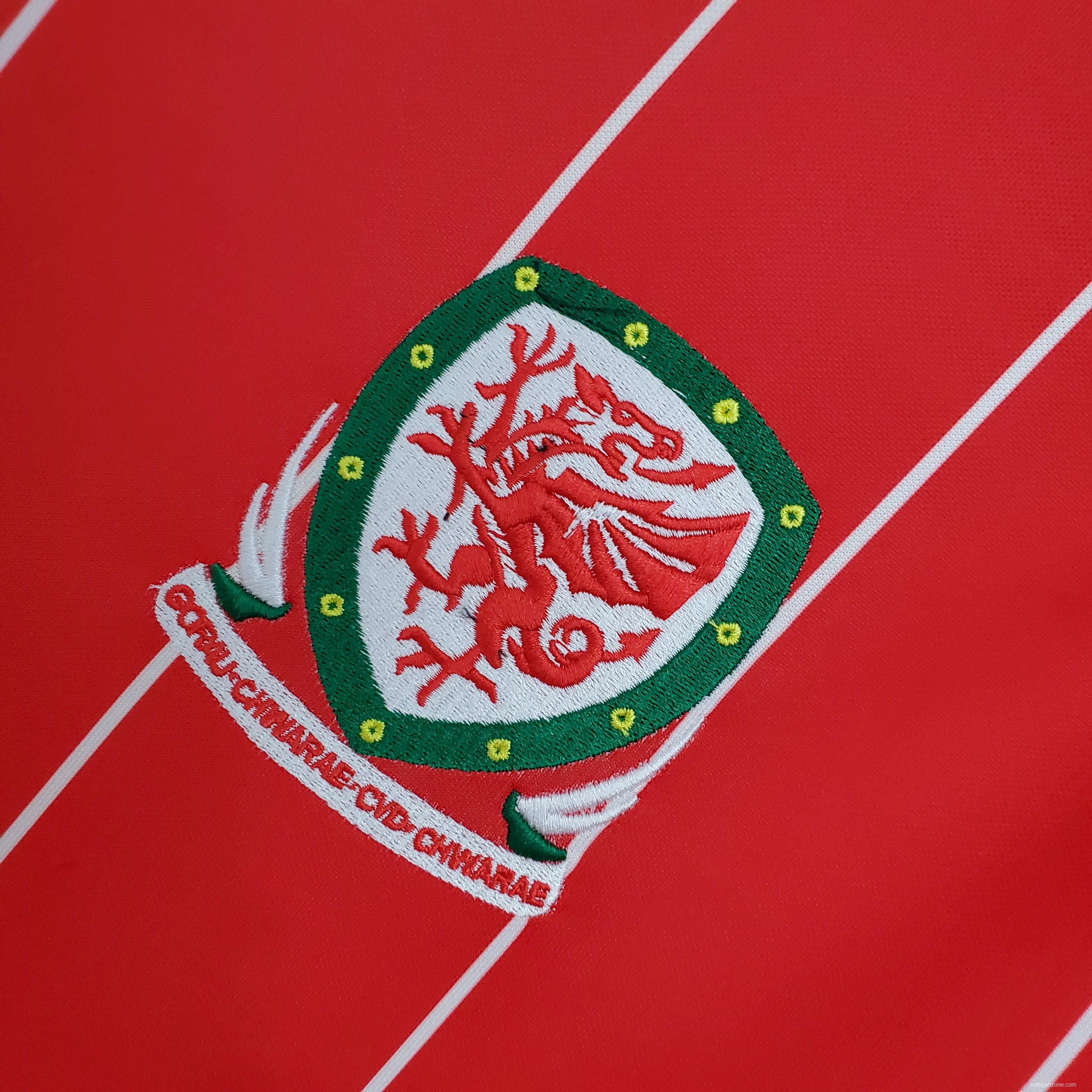 Retro Wales 15/16 home Soccer Jersey