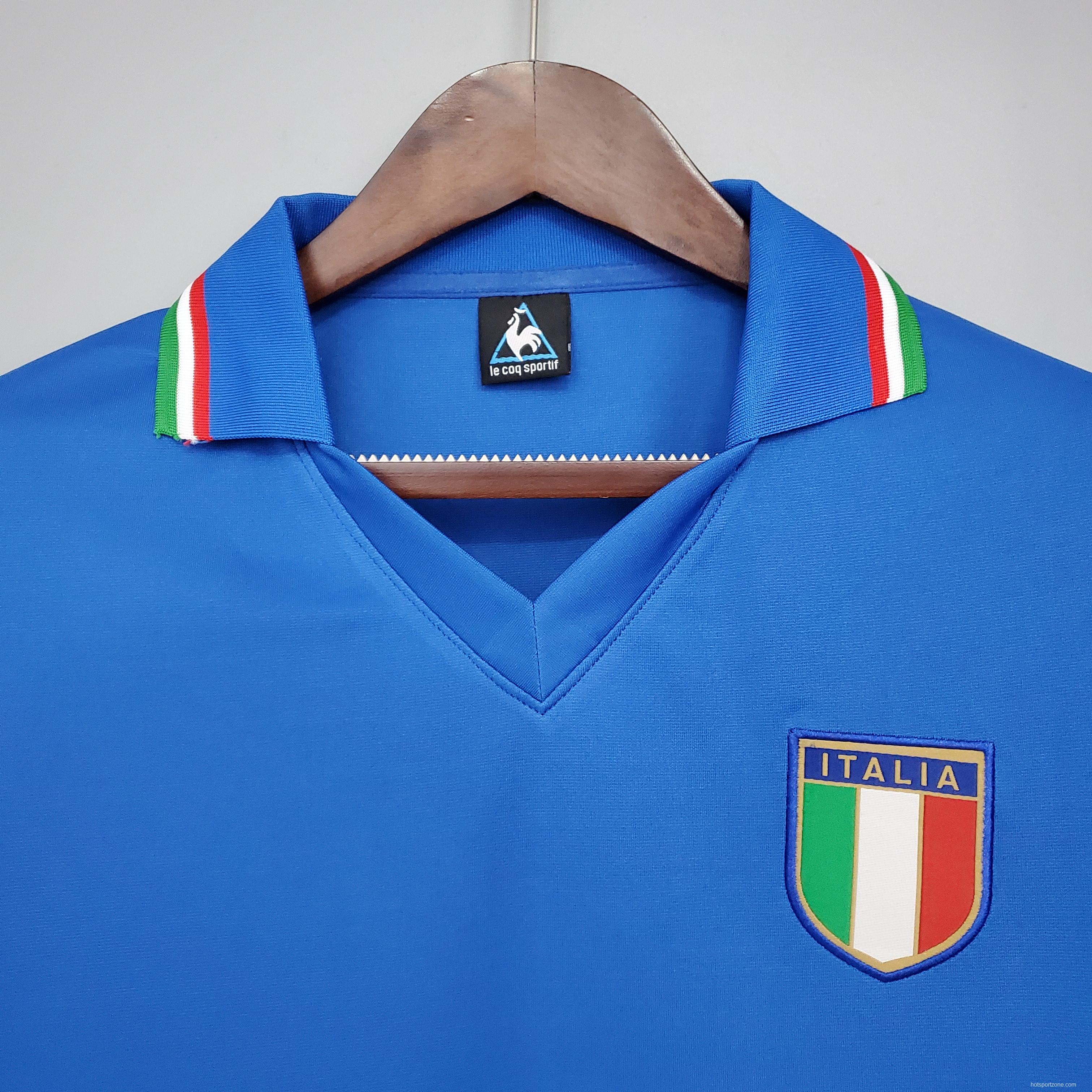 Retro Italy 1982 home Soccer Jersey