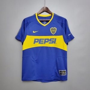 Retro Boca Juniors 03/04 home Soccer Jersey