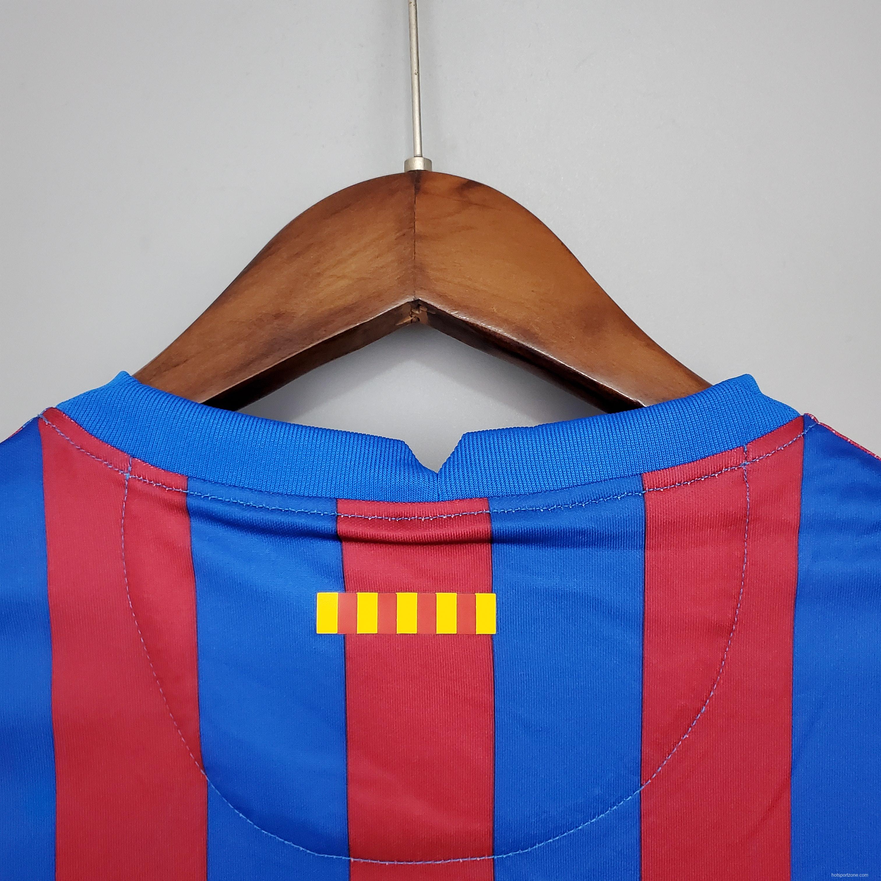 21/22 Long sleeve Barcelona home Soccer Jersey