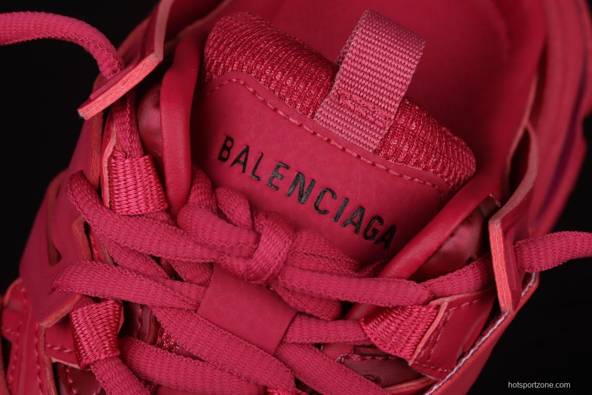 Balenciaga Sneaker Tess s.Gomma MAILLE WHITE/ORANGE 2021ss 3.0 three-generation outdoor concept shoes semi-drag W3CP35600