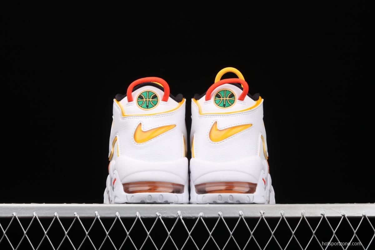 NIKE Air More Uptempo 96 QS Pippen Primary Series Classic High Street Leisure Sports Culture Basketball shoes DD9223-100