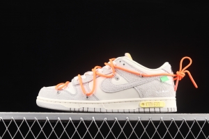 OFF-White x NIKE DUNK Low OW SB buckle rebound fashion casual board shoes DJ0950-108