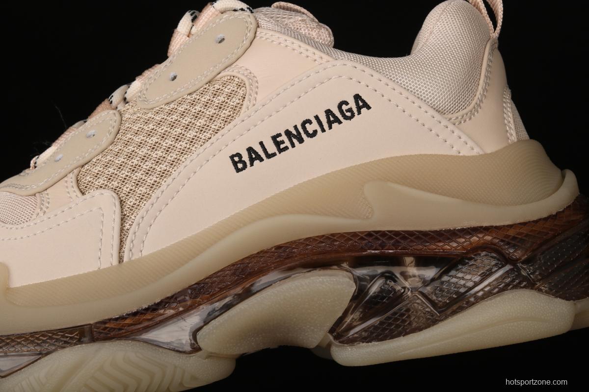 Balenciaga Triple S 3.0 full-combination nitrogen crystal outsole GA19710 for retro casual running shoes