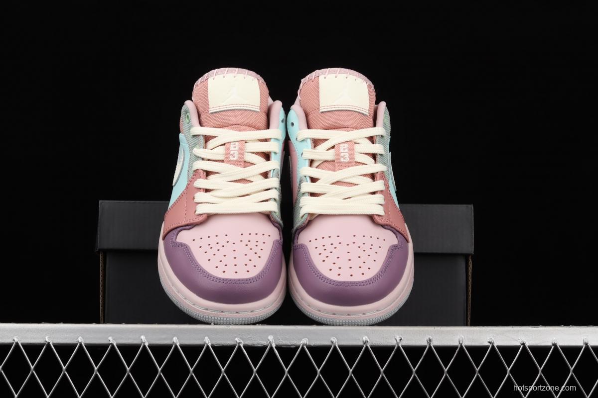 Air Jordan Low SE color splicing candy low-top basketball shoes DJ5196-615