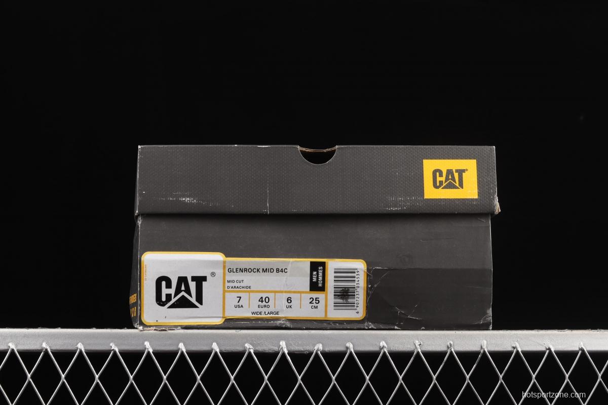 CAT official website new British retro low-top tooling shoes B4C dark coffee