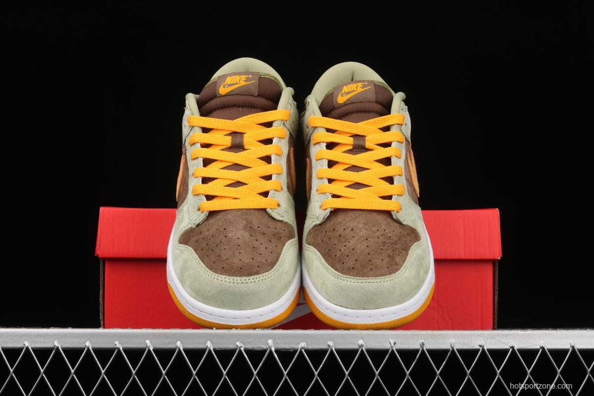 NIKE SB DUNK Low Prm green brown orange SB rebound fashion casual board shoes DH5360-300