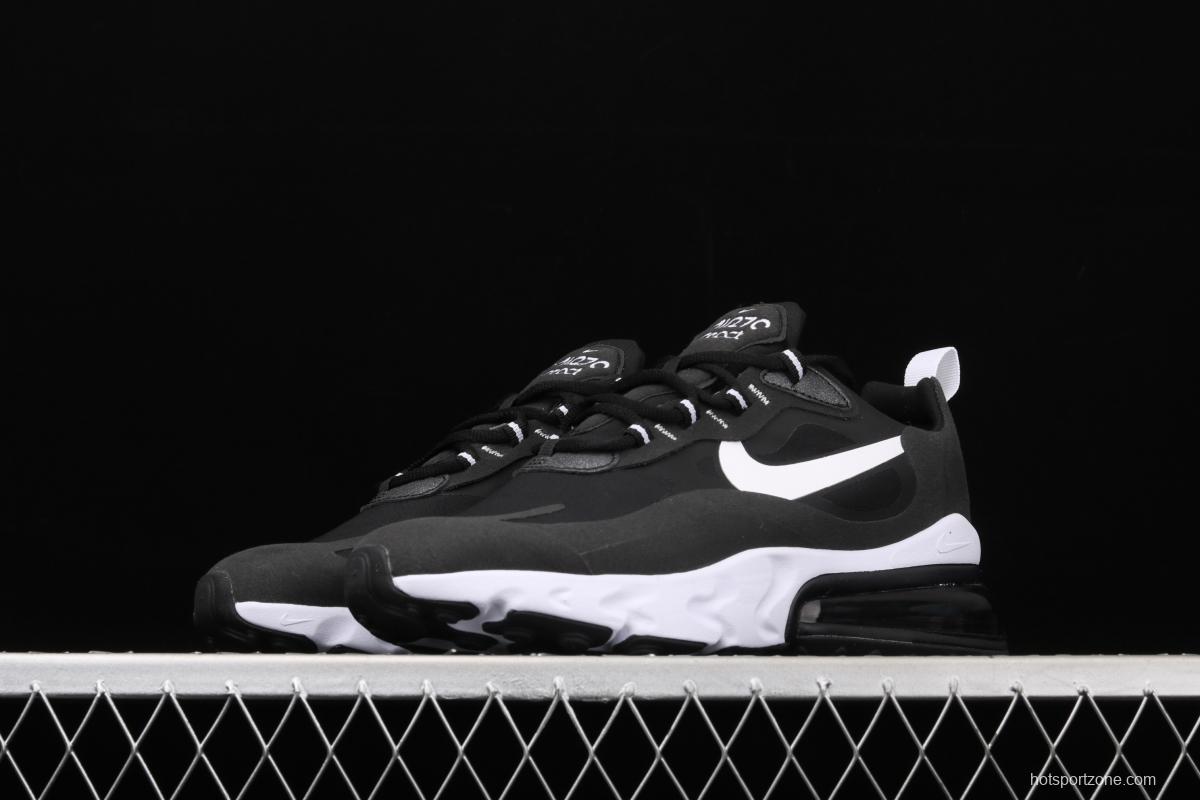 NIKE Air Max 270React new high frequency mesh function half palm air cushion cushion running cloth shoes CI3866-004