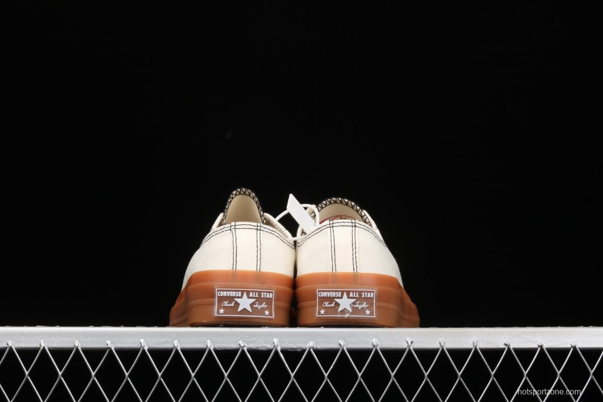 Converse All Star 70 Ouyang Nana same style raw rubber caramel milk tea low top casual board shoes 155402C