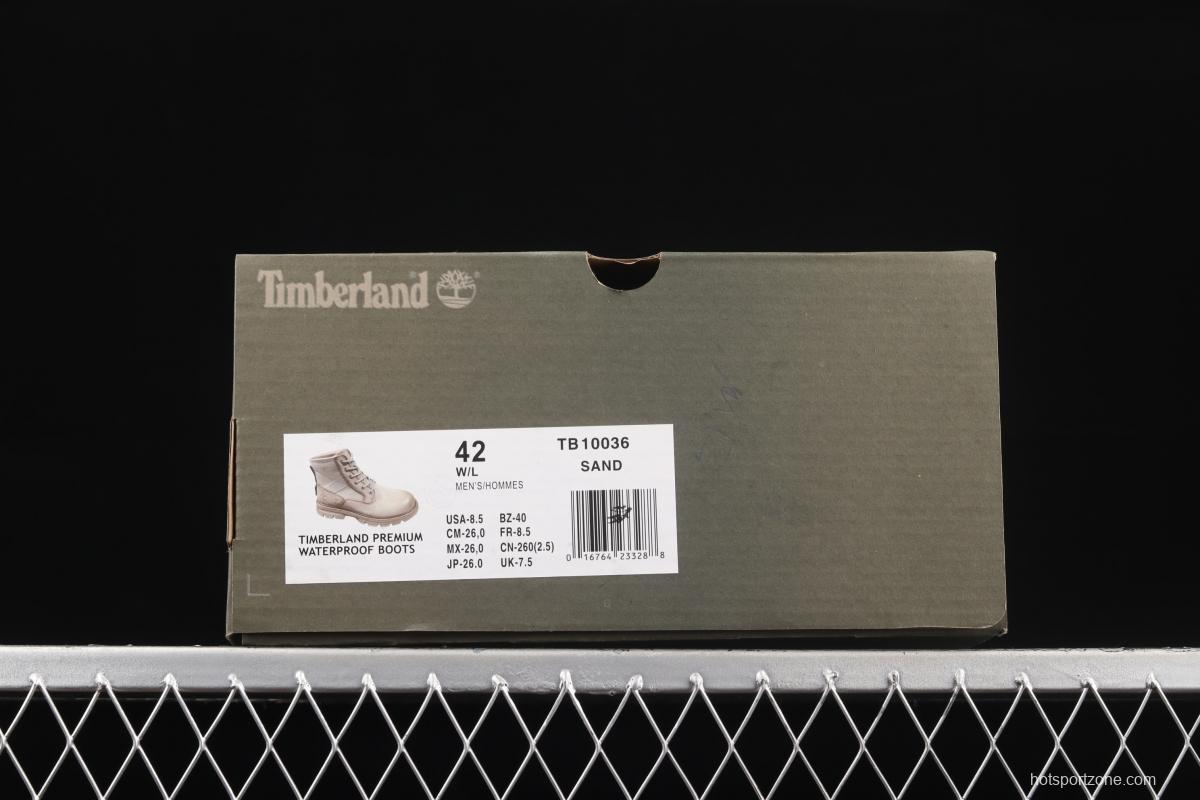Timberland Timberland medium-top outdoor casual shoes TB10036SAND
