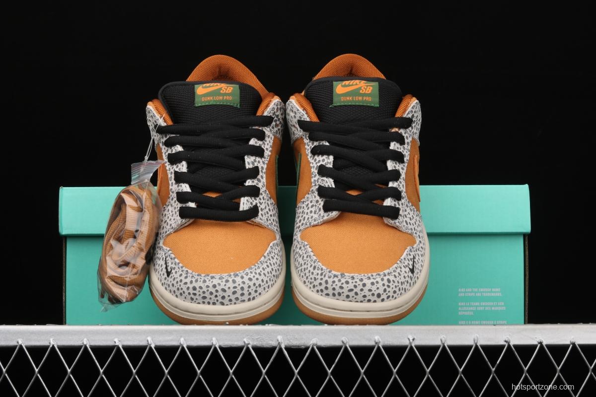 NIKE SB DUNK Low Safari grouper burst crack mandarin duck hook casual board shoes CD2563-002