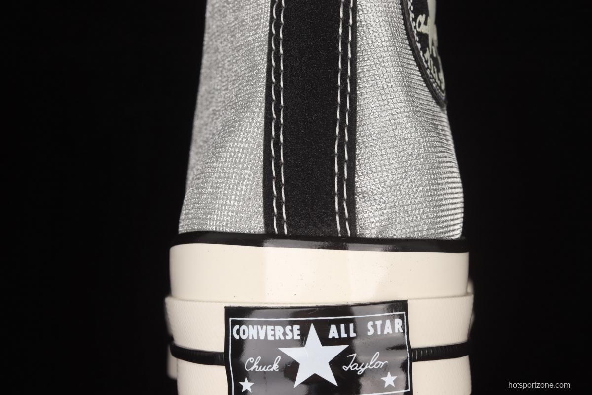 Converse Chuck Taylor All Star Converse silver flash high top casual board shoes 572038C