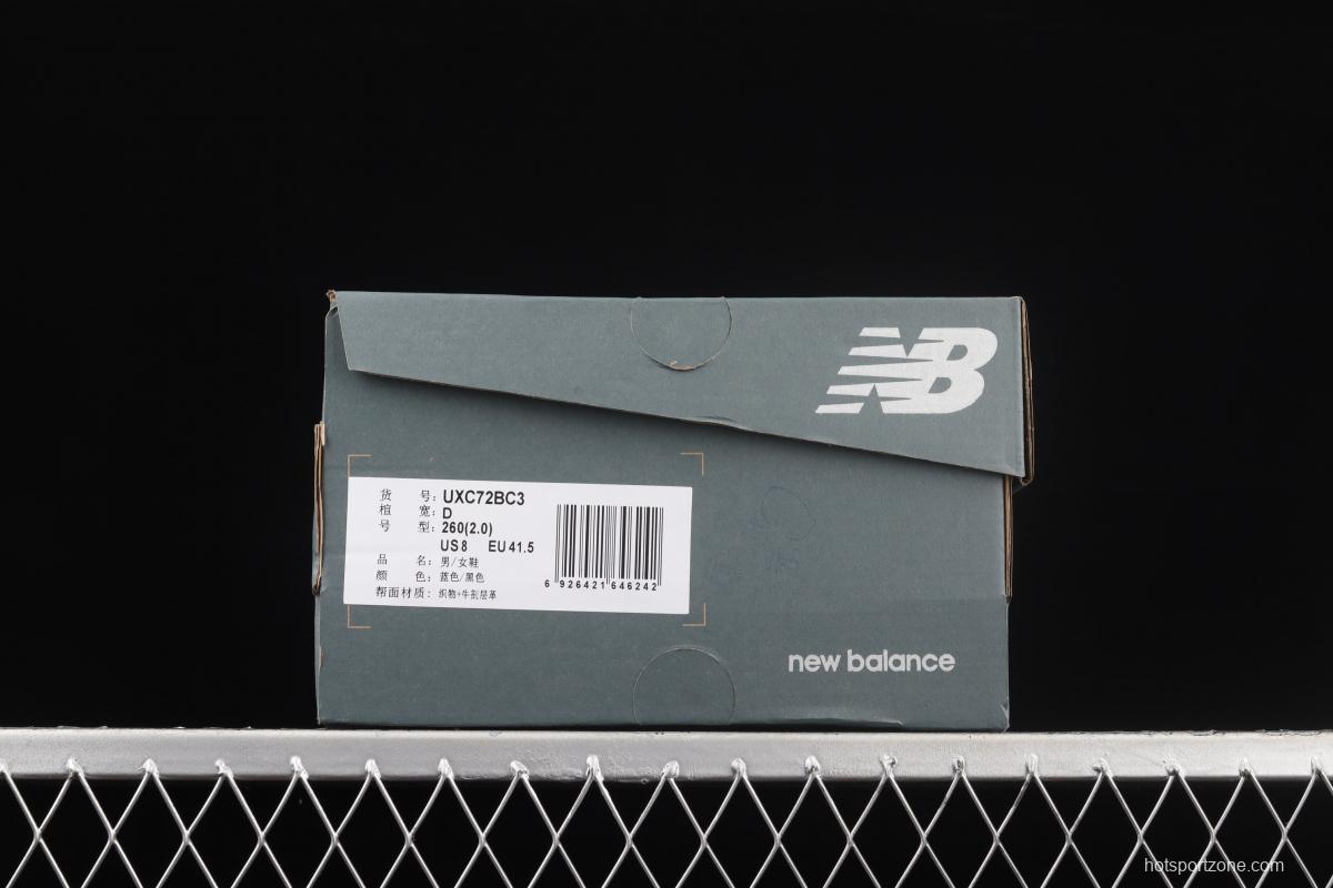 New Balance XC-72 series white, green and orange retro running shoes UXC72BC3
