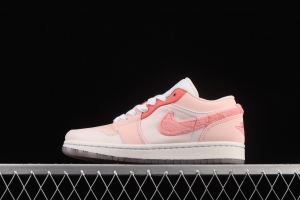 Air Jordan 1 Low two-dimensional Valentine's Day low-end retro culture basketball shoes DM5443-666