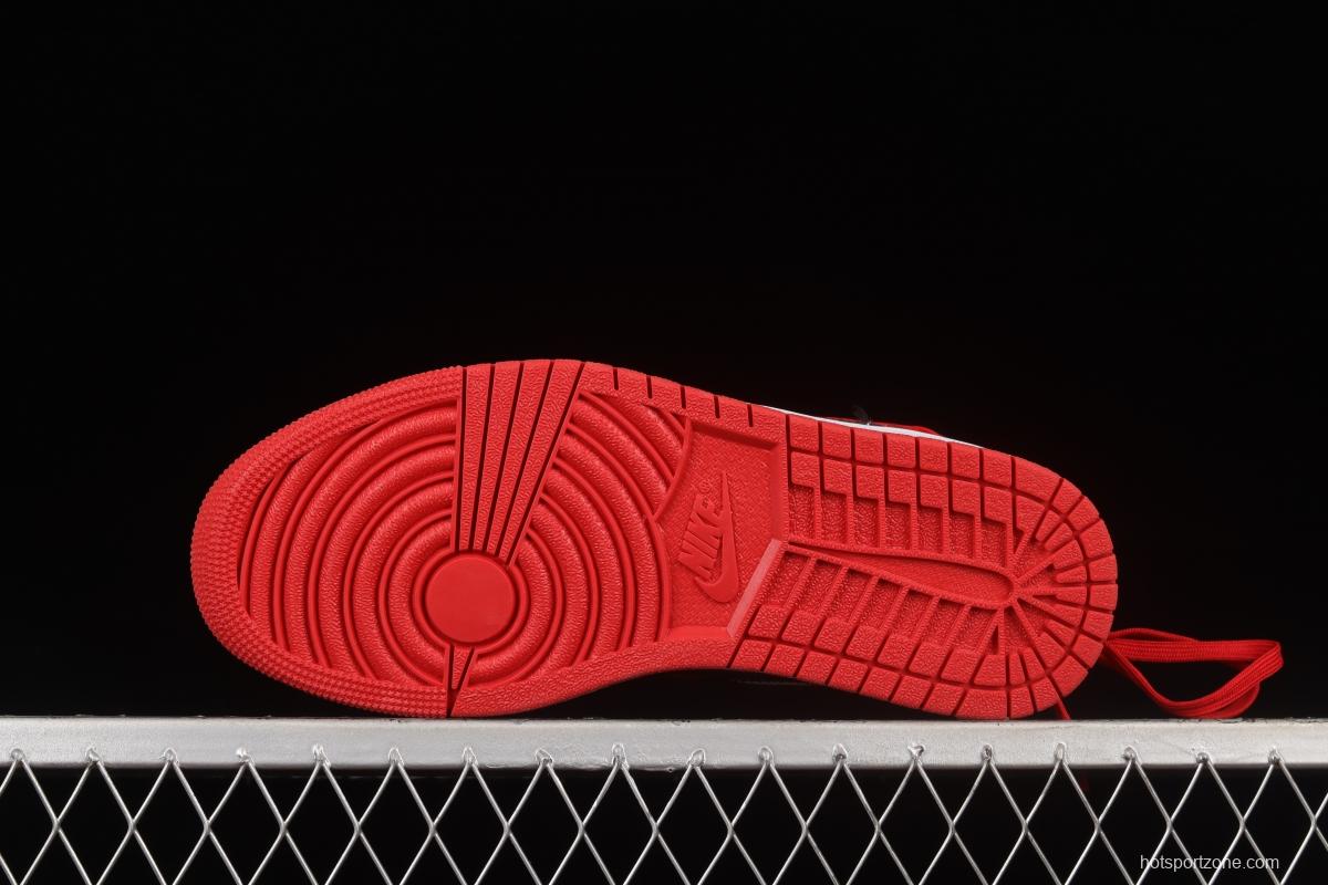 Air Jordan 1 Low Custom Version Vibe Flavor Deconstruction Sports Culture Basketball Shoes 553558-118