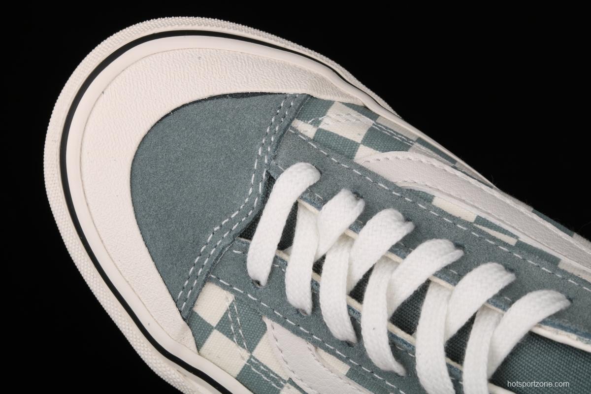 Vans Style 36 SF light blue checkerboard low-top casual board shoes VN0A3MVLY6H