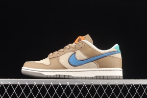 Size? X NIKE DUNK Low Dark Driftwood Slam Dunk Series low-top leisure sports skateboard shoes DO6712-200