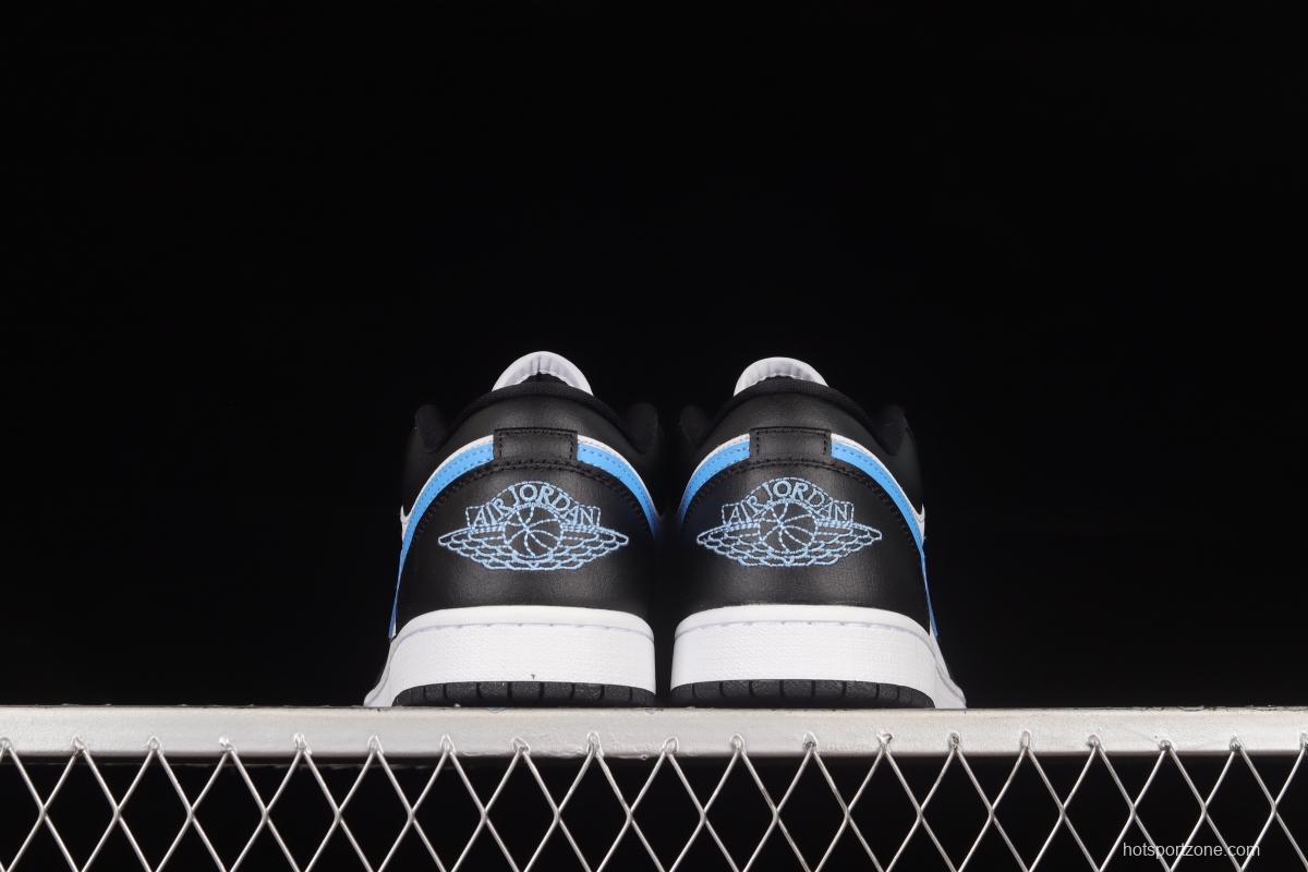 Air Jordan Low black blue and white low-top cultural leisure sports basketball shoes DC0774-041