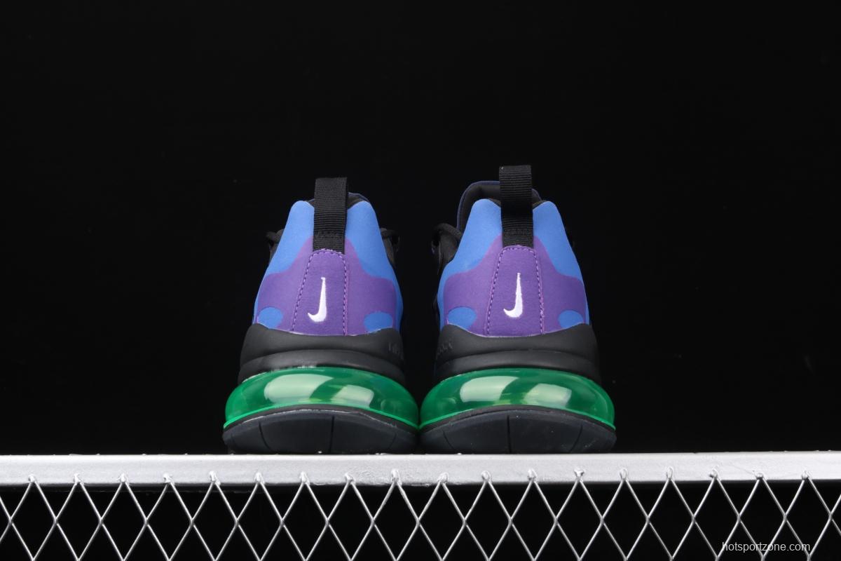 NIKE Air Max 270React new high-frequency mesh function half-palm air cushion cushioning running cloth shoes AO4971-005