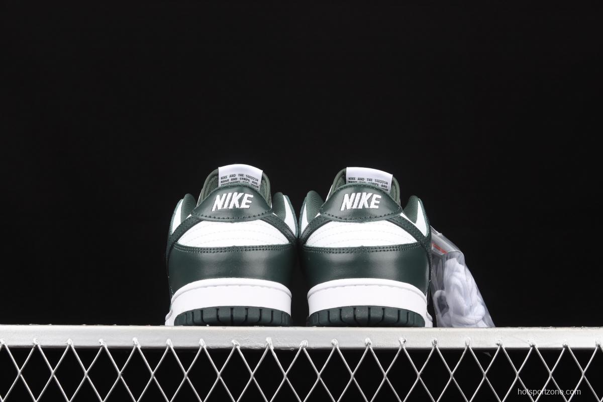 NIKE SB DUNK Low Team Green Michigan White and Green Slam Dunk Series low side Leisure Sports Skateboard shoes DD1391-101