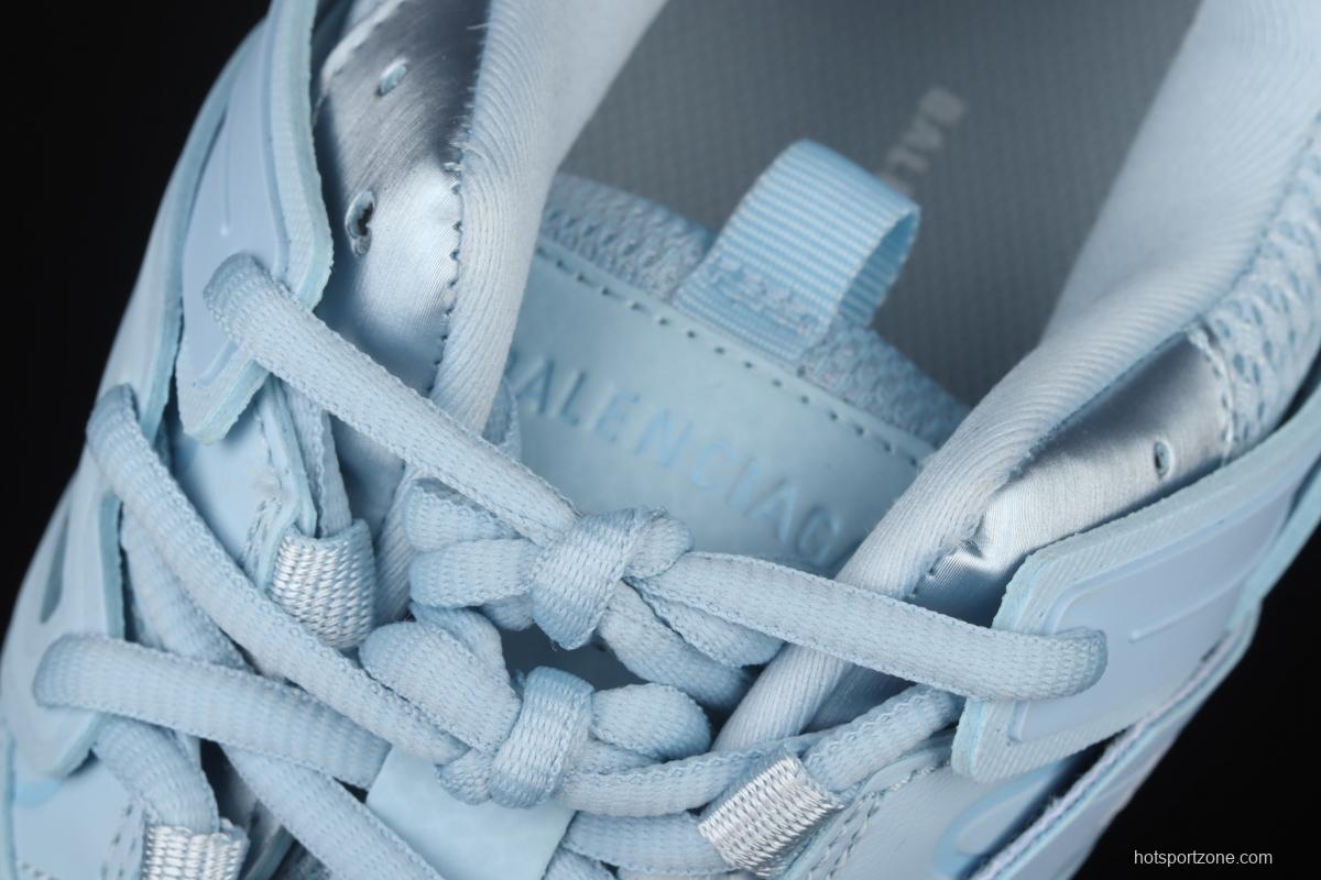 Balenciaga Sneaker Tess s.Gomma Res BI ALV/TIS EFF NUBUK/TIS E 2020 latest color matching trend running shoes D1GB53325