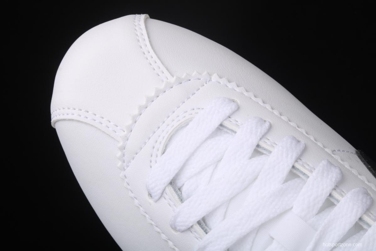 NIKE Roshe QS evergreen classic white and black leather soft foam shoes 807471-101