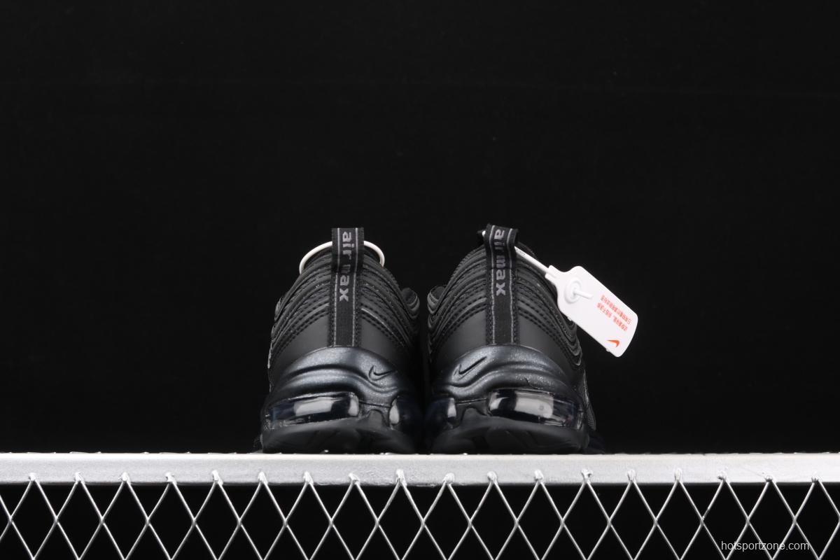 NIKE Air Max 973M reflective all-black bullet air cushion running shoes 921733-001