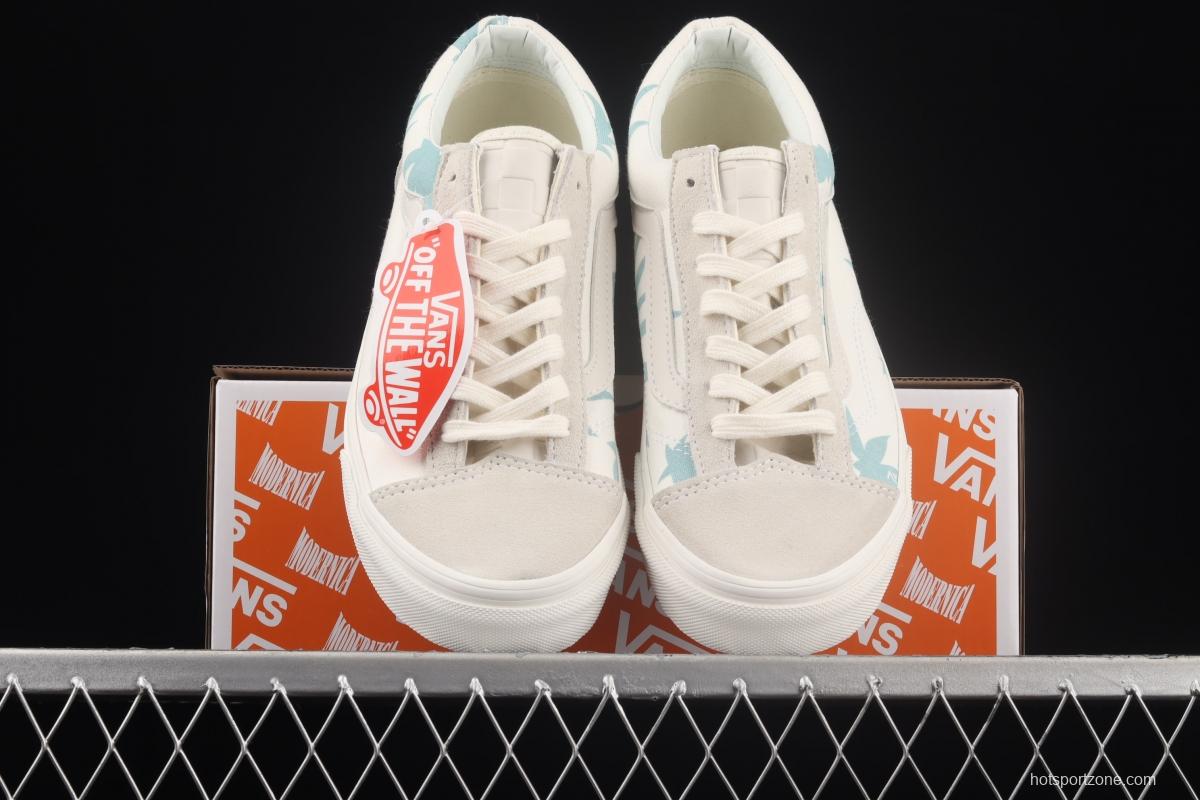 Vans Style 36 Og lx White Palm Maple Leaf casual Board shoes VN0A54F6XC8