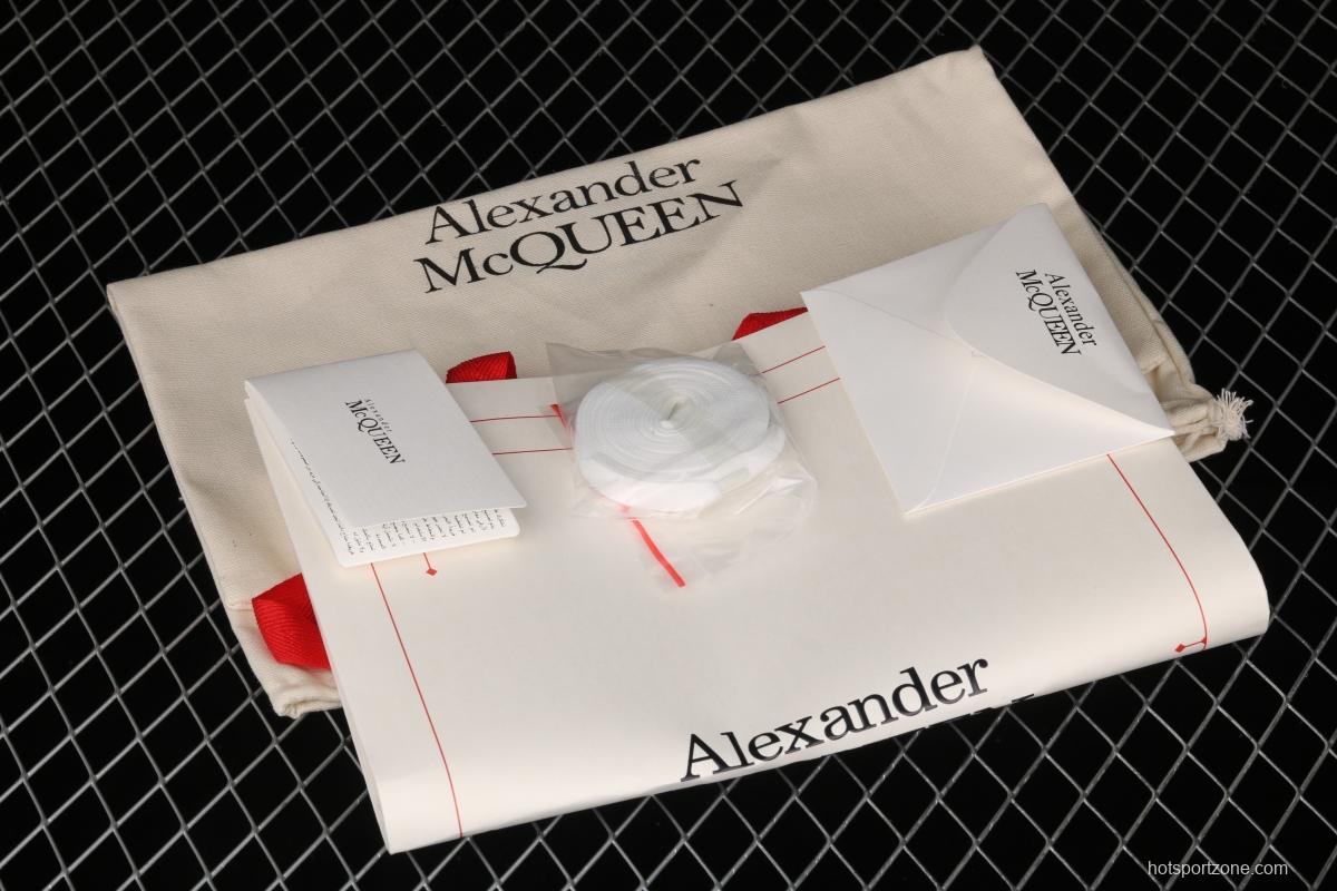 Alexander McQueen White and Green drop Molding