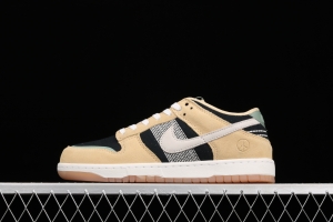 NIKE SB Low DUNK Rooted in Peace embroidery earth color limited low-top skateboard shoes DJ4671-294