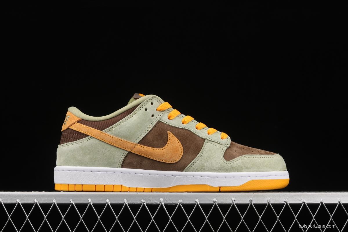 NIKE SB DUNK Low Prm green brown orange SB rebound fashion casual board shoes DH5360-300