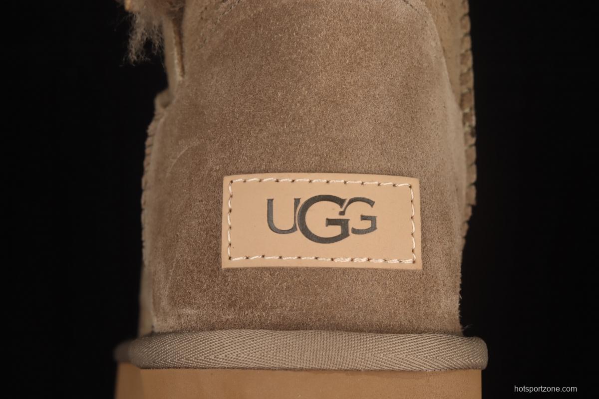 UGG Mini Bailey Button II wooden buckle help outdoor snow boots 1016422