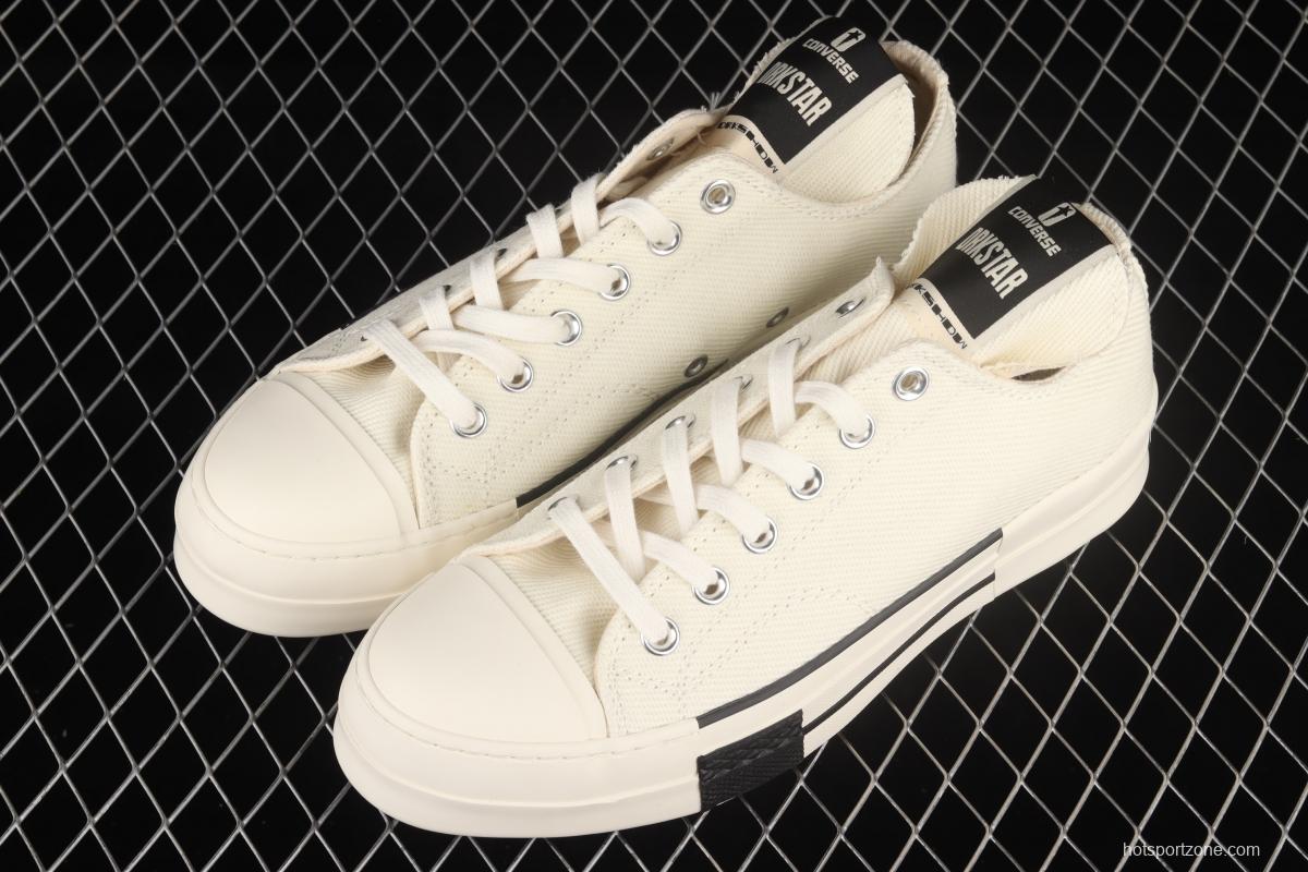 Converse x DRKSHDW international famous designer RickOwens launched a joint series of low-top casual board shoes A00134C