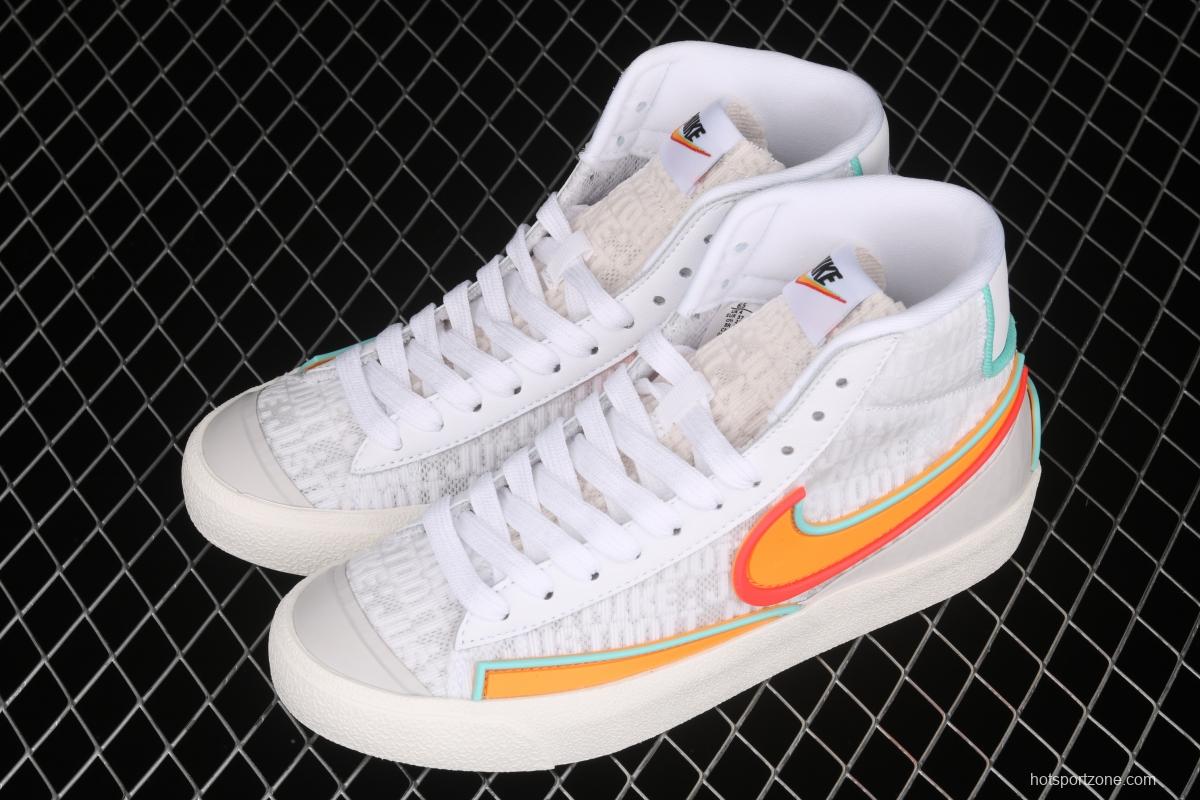 NIKE Blazer Mid'77 Vintage Have A Good Game video game pixel League of Legends Trail Blazers high-top casual board shoes DC1746-100