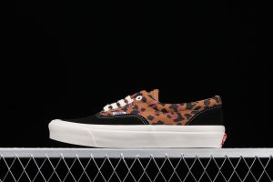Vans Og Era Lx 2021 new leopard print spliced low-top casual board shoes VN0A3CXN4MC
