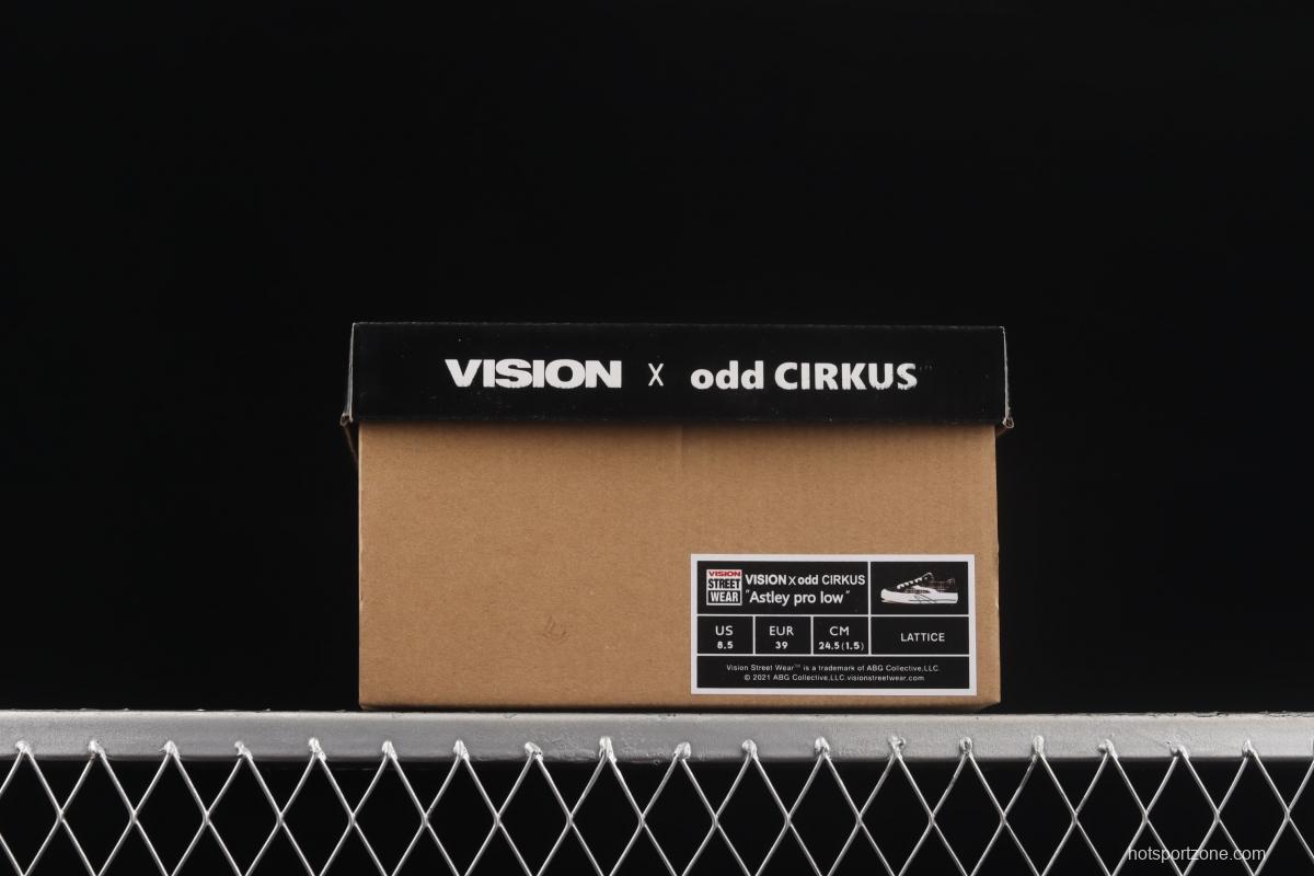 Vision x Odd Cirkus Astley Pro Low American Chao brand Yi Yi Qianxi same casual board shoes V213NY800421