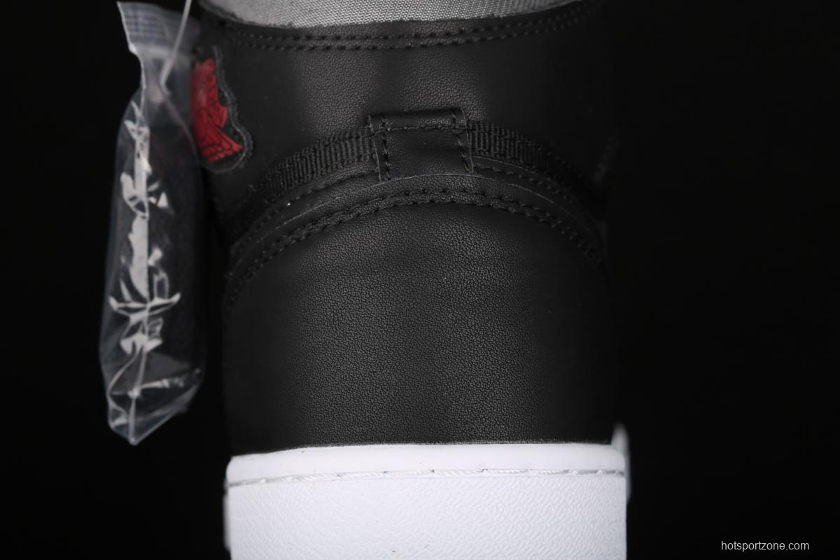 Air Jordan 1 Retro High OG black and red silk high top basketball shoes 555088-060