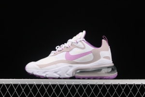 NIKE Air Max 270React new high-frequency mesh hollowing out function half-palm air cushion running shoes CZ1609-100