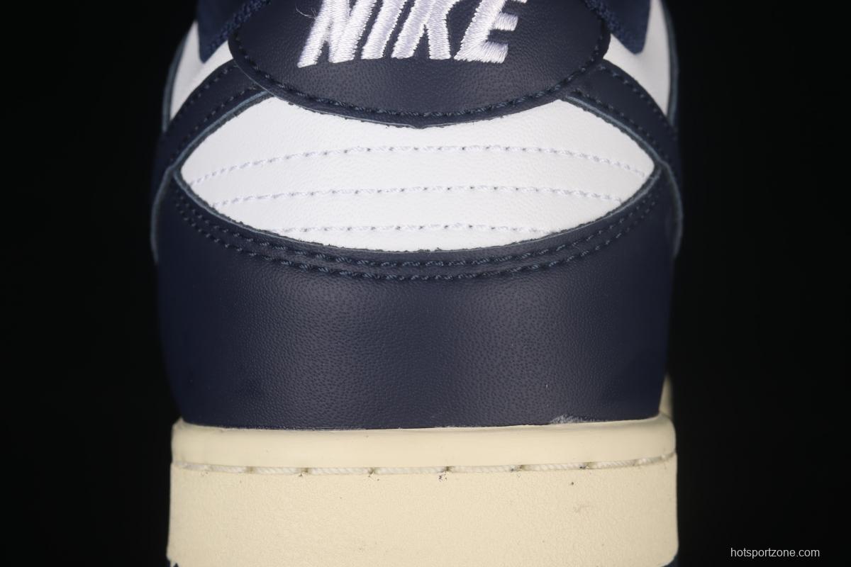 NIKE SB DUNK Low Navy Blue navy blue color SB buckle rebound fashion casual board shoes DD1503-115