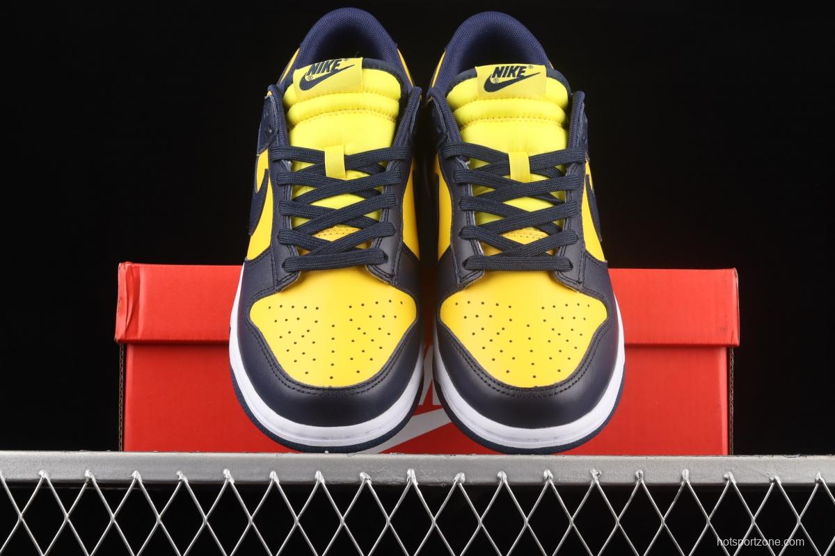 NIKE SB DUNK Low Michigan Michigan color buckle broken backboard fashion casual board shoes DD1391-700