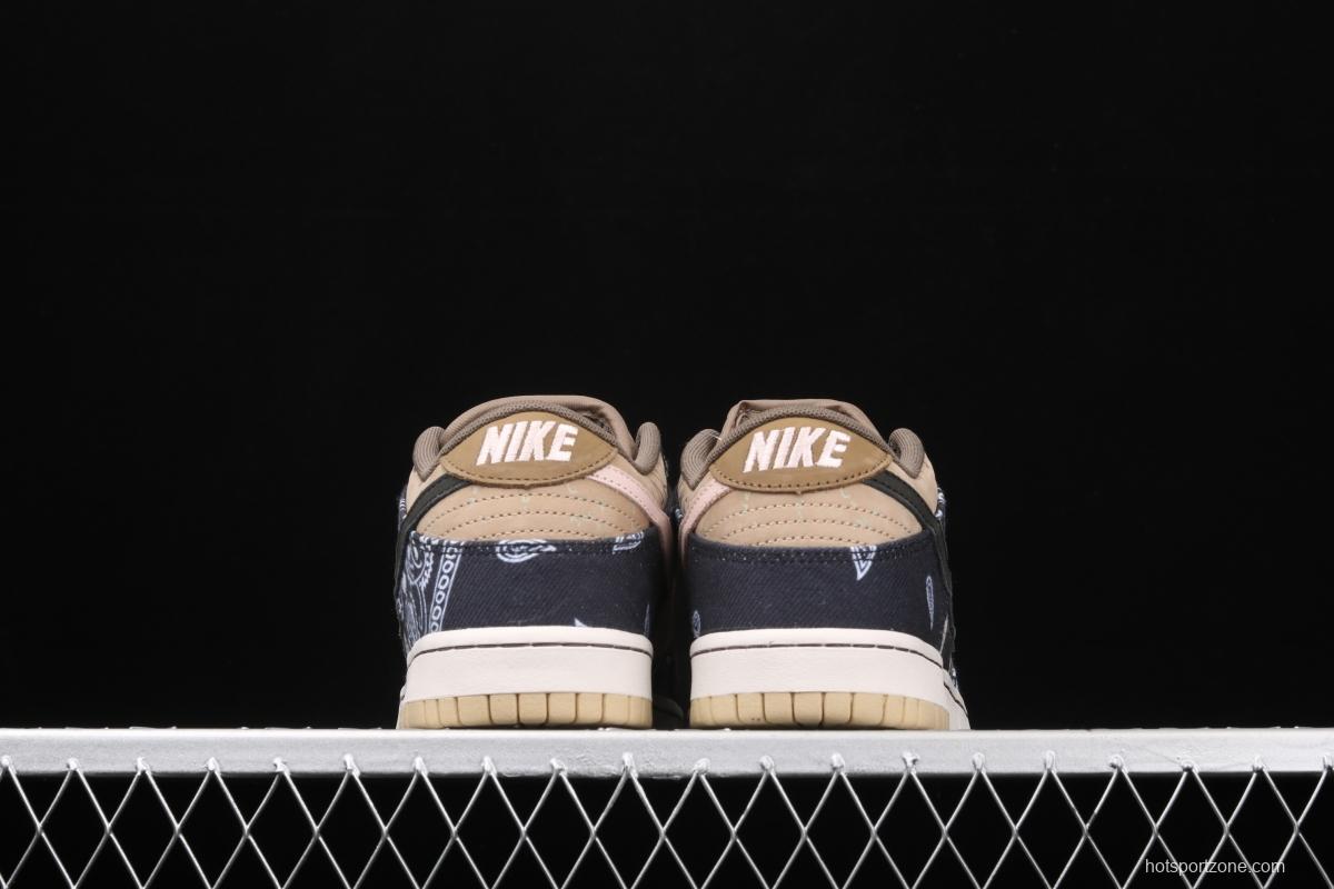 Travis Scott × SB DUNK joint name board shoes cashew fruit CT5053-001